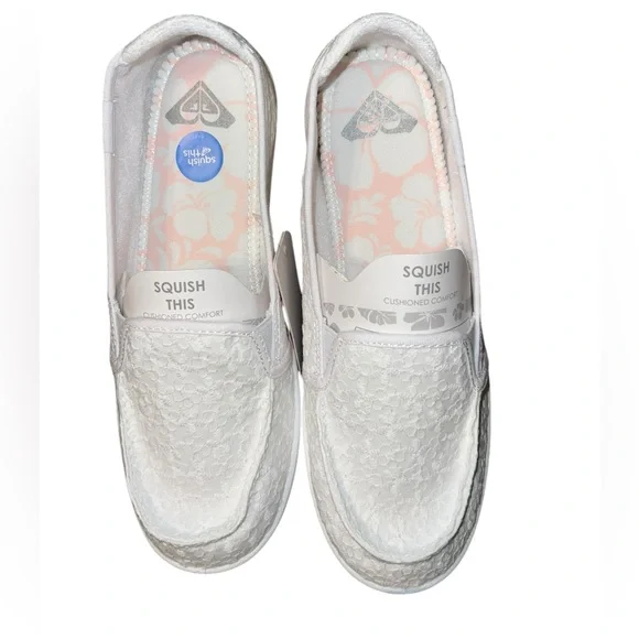 NWT Roxy Minnow VII White Shoes Woman’s Size 9 - Picture 4 of 4
